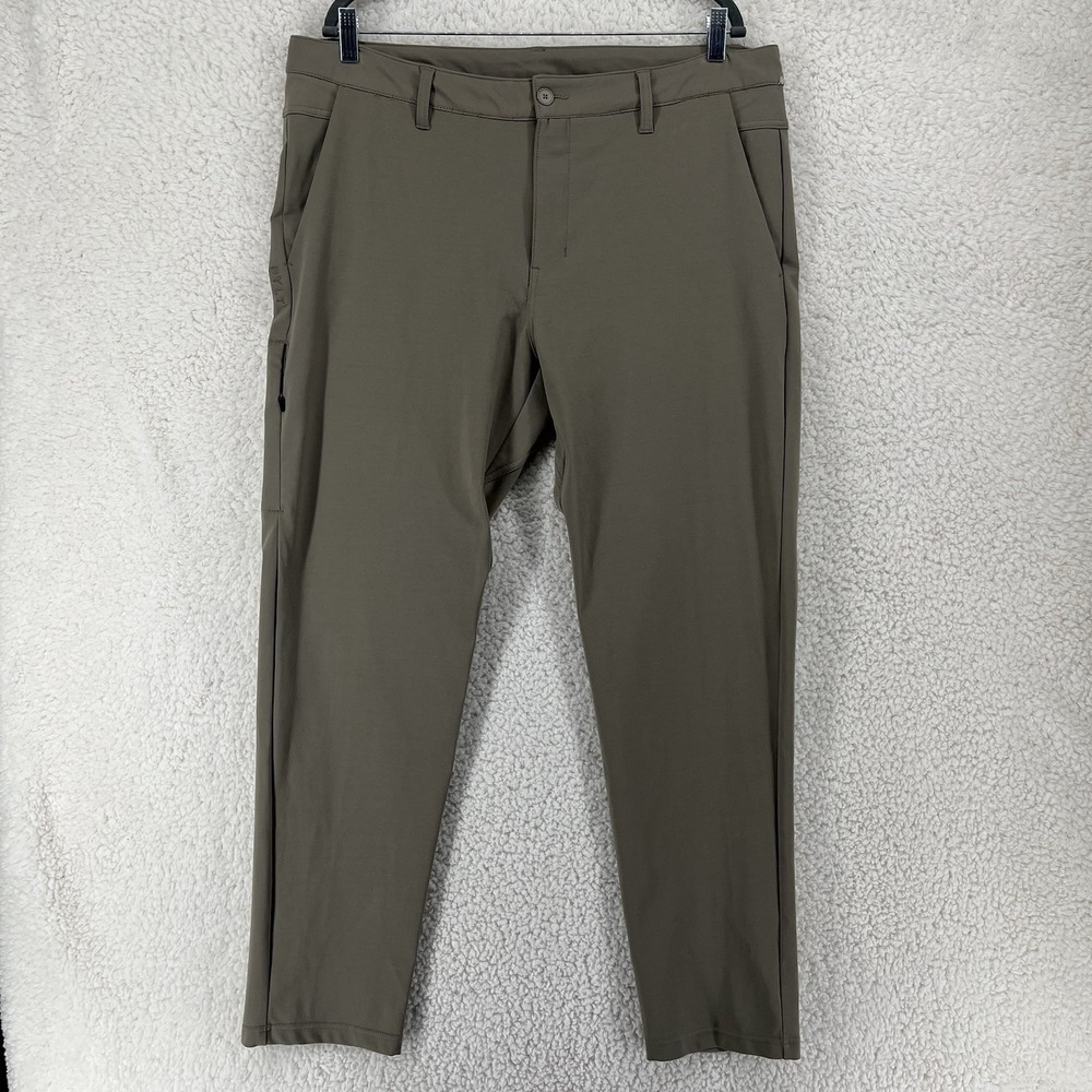 Bylt Premium Basics Everyday 2.0 Men's Pant Size 38 x 31 Beige Slim Fit Outdoor